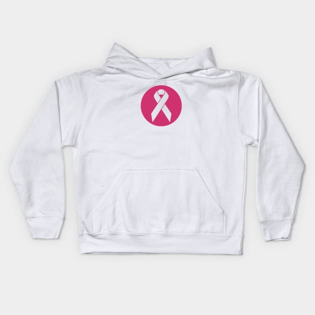 Cancer Ribbon Kids Hoodie by Hayden Mango Collective 